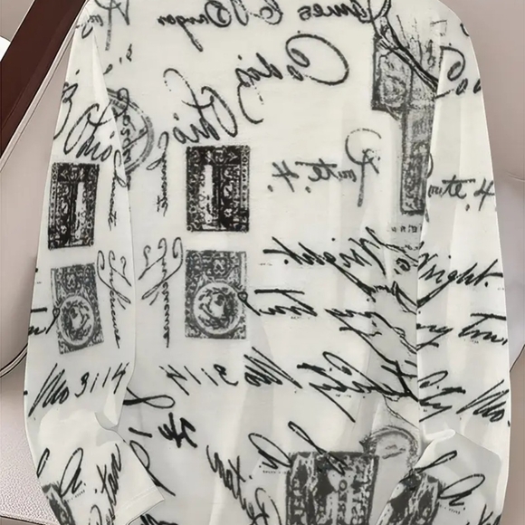 V neck long sleeves top xl - Picture 4 of 4